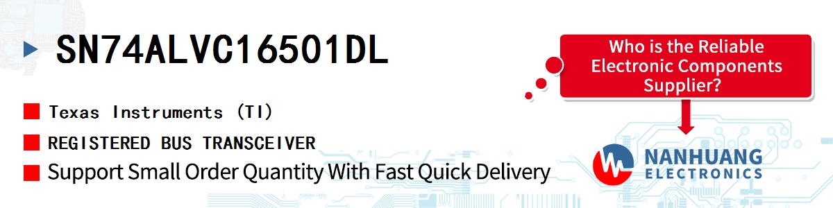 SN74ALVC16501DL TI REGISTERED BUS TRANSCEIVER