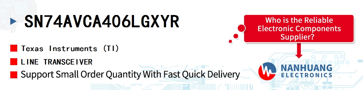 SN74AVCA406LGXYR TI LINE TRANSCEIVER