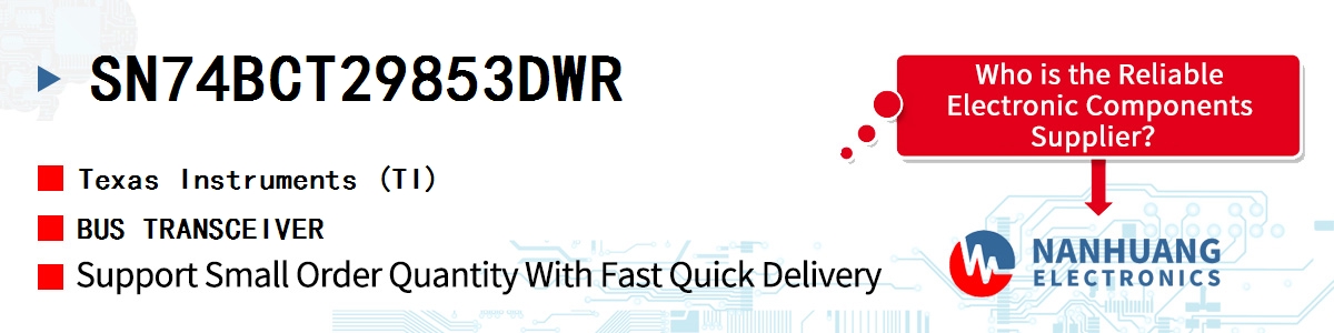 SN74BCT29853DWR TI BUS TRANSCEIVER