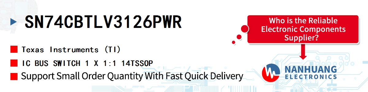 SN74CBTLV3126PWR TI IC BUS SWITCH 1 X 1:1 14TSSOP