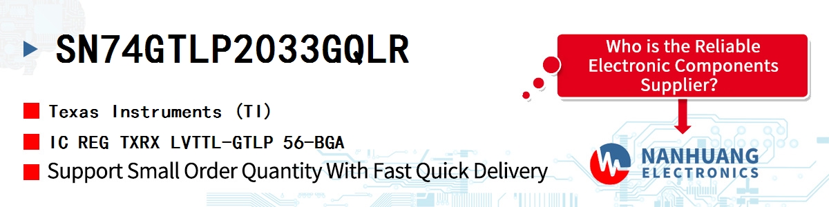 SN74GTLP2033GQLR TI IC REG TXRX LVTTL-GTLP 56-BGA