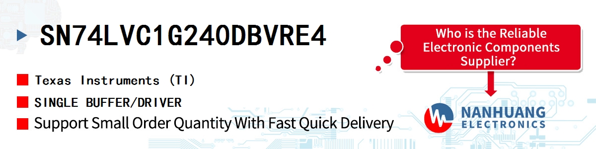 SN74LVC1G240DBVRE4 TI SINGLE BUFFER/DRIVER