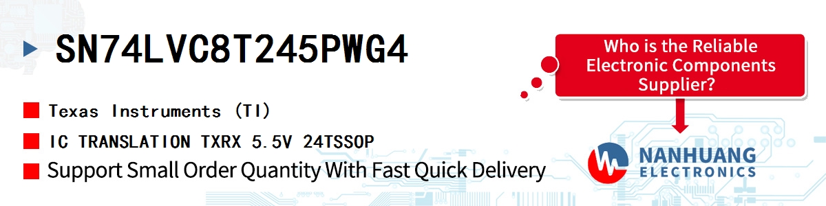 SN74LVC8T245PWG4 TI IC TRANSLATION TXRX 5.5V 24TSSOP