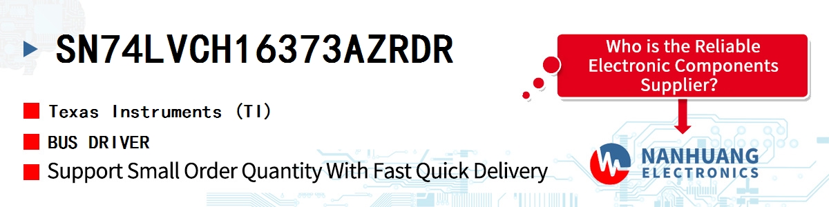 SN74LVCH16373AZRDR TI BUS DRIVER