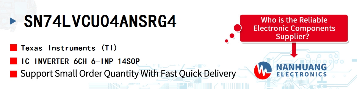 SN74LVCU04ANSRG4 TI IC INVERTER 6CH 6-INP 14SOP