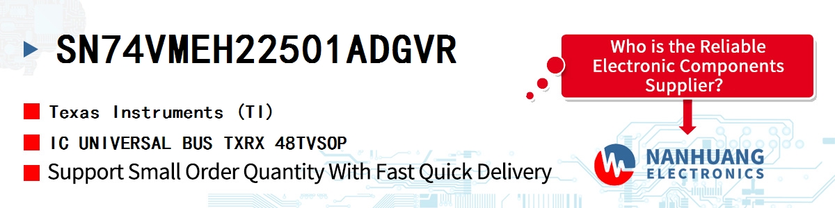 SN74VMEH22501ADGVR TI IC UNIVERSAL BUS TXRX 48TVSOP