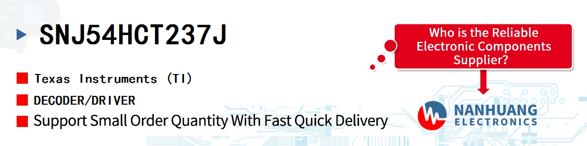 SNJ54HCT237J TI DECODER/DRIVER
