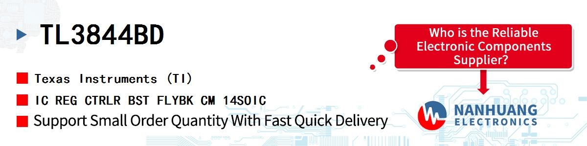 TL3844BD TI IC REG CTRLR BST FLYBK CM 14SOIC