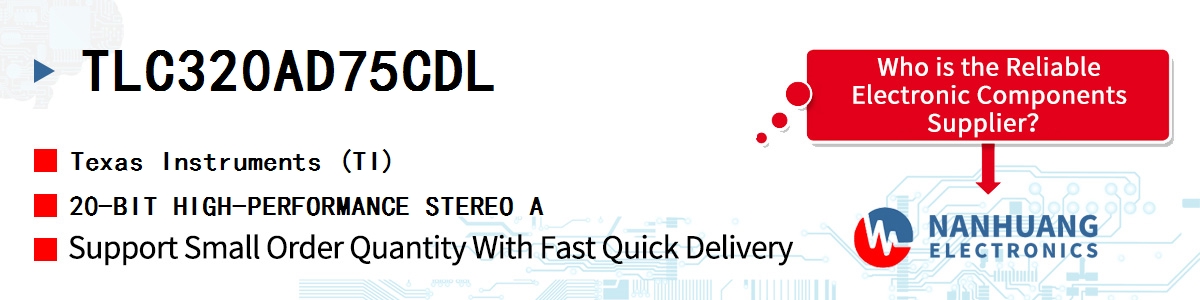 TLC320AD75CDL TI 20-BIT HIGH-PERFORMANCE STEREO A