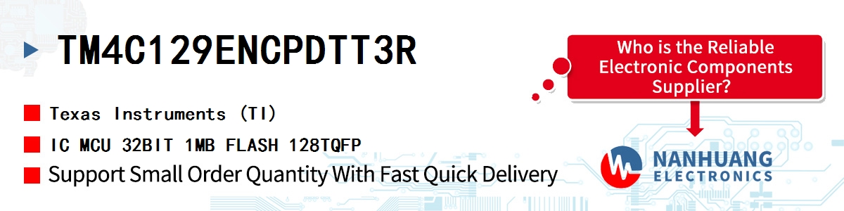 TM4C129ENCPDTT3R TI IC MCU 32BIT 1MB FLASH 128TQFP