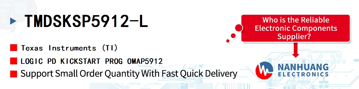 TMDSKSP5912-L TI LOGIC PD KICKSTART PROG OMAP5912