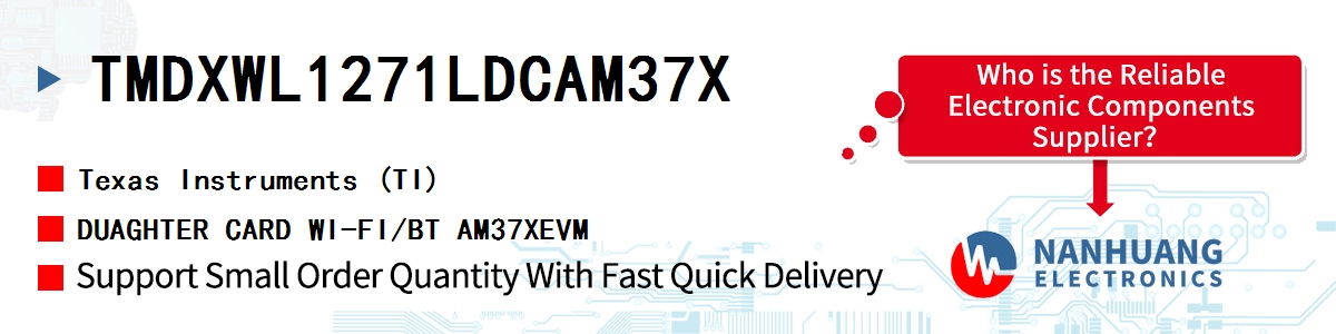 TMDXWL1271LDCAM37X TI DUAGHTER CARD WI-FI/BT AM37XEVM