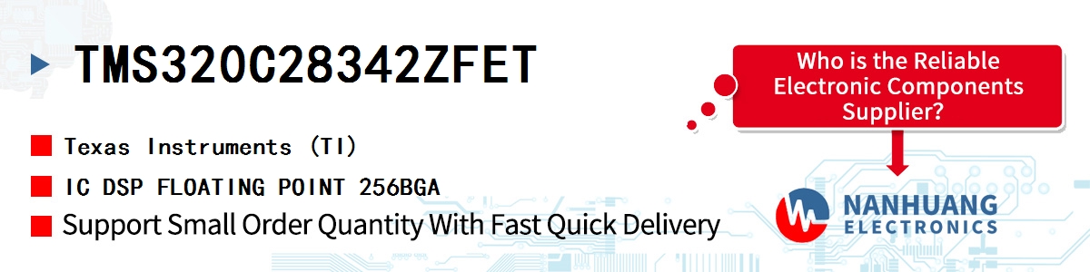 TMS320C28342ZFET TI IC DSP FLOATING POINT 256BGA