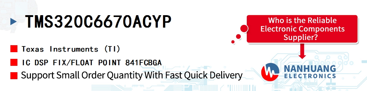 TMS320C6670ACYP TI IC DSP FIX/FLOAT POINT 841FCBGA