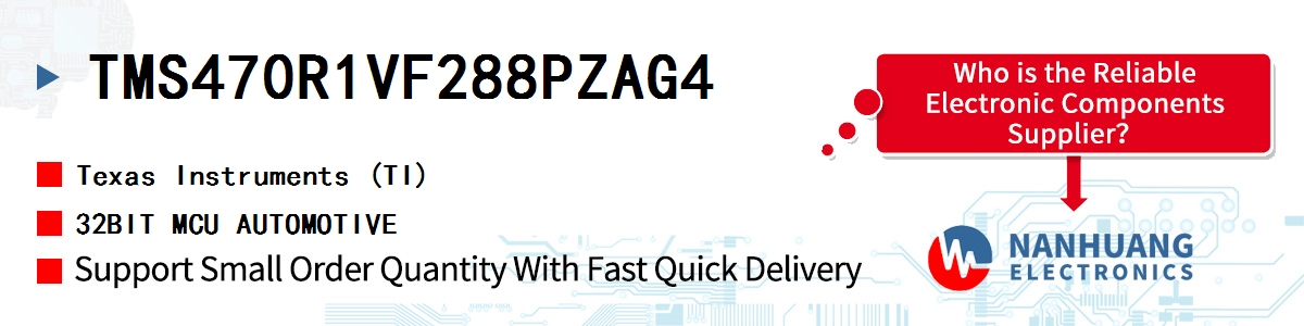TMS470R1VF288PZAG4 TI 32BIT MCU AUTOMOTIVE