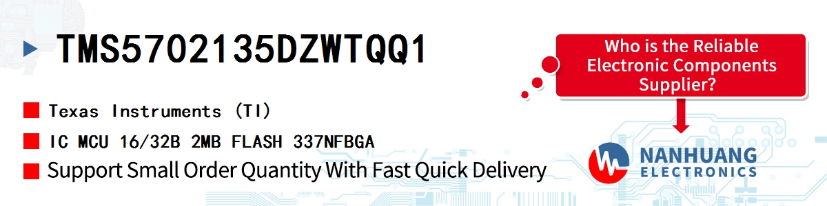 TMS5702135DZWTQQ1 TI IC MCU 16/32B 2MB FLASH 337NFBGA