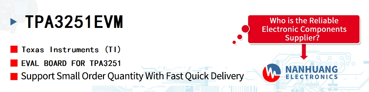 TPA3251EVM TI EVAL BOARD FOR TPA3251
