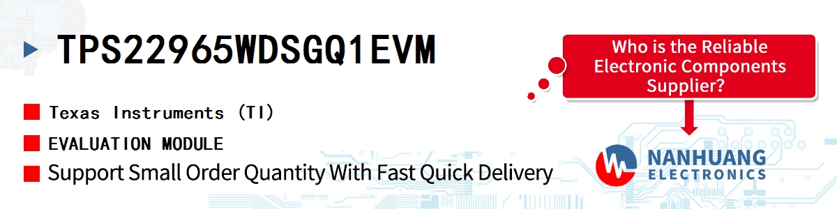 TPS22965WDSGQ1EVM TI EVALUATION MODULE