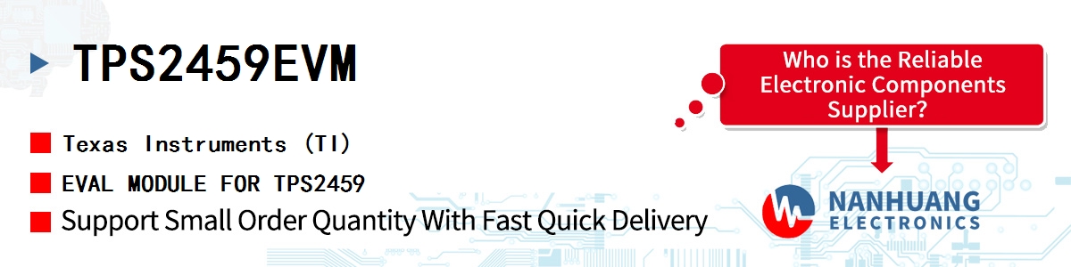 TPS2459EVM TI EVAL MODULE FOR TPS2459