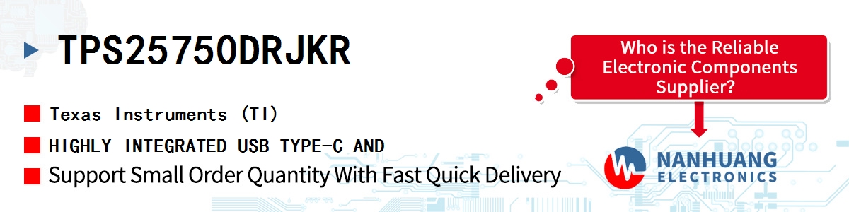 TPS25750DRJKR TI HIGHLY INTEGRATED USB TYPE-C AND