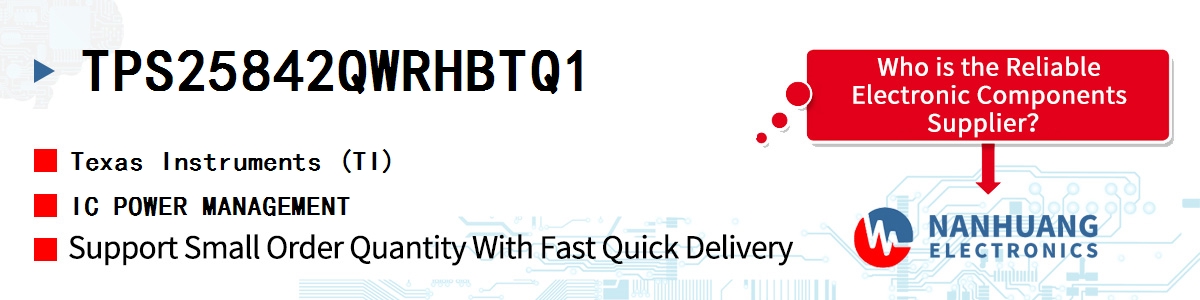 TPS25842QWRHBTQ1 TI IC POWER MANAGEMENT