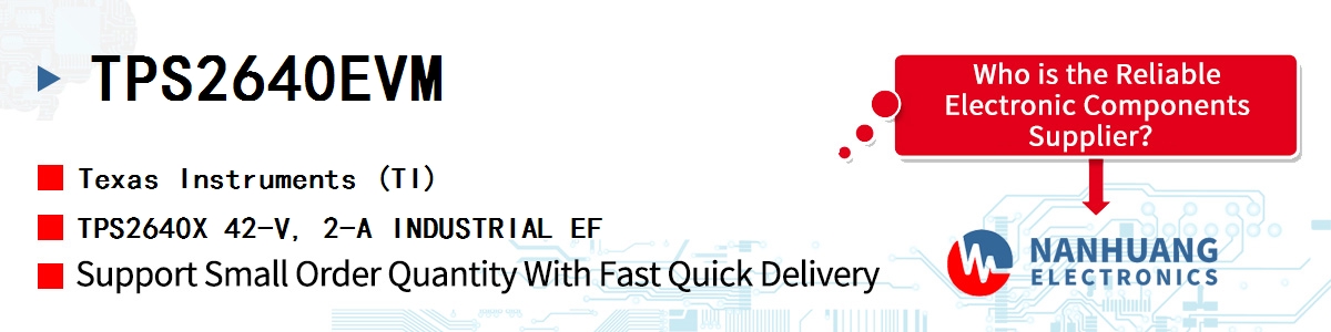 TPS2640EVM TI TPS2640X 42-V, 2-A INDUSTRIAL EF