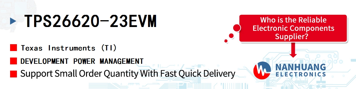 TPS26620-23EVM TI DEVELOPMENT POWER MANAGEMENT