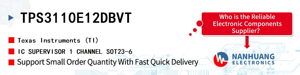 TPS3110E12DBVT TI IC SUPERVISOR 1 CHANNEL SOT23-6