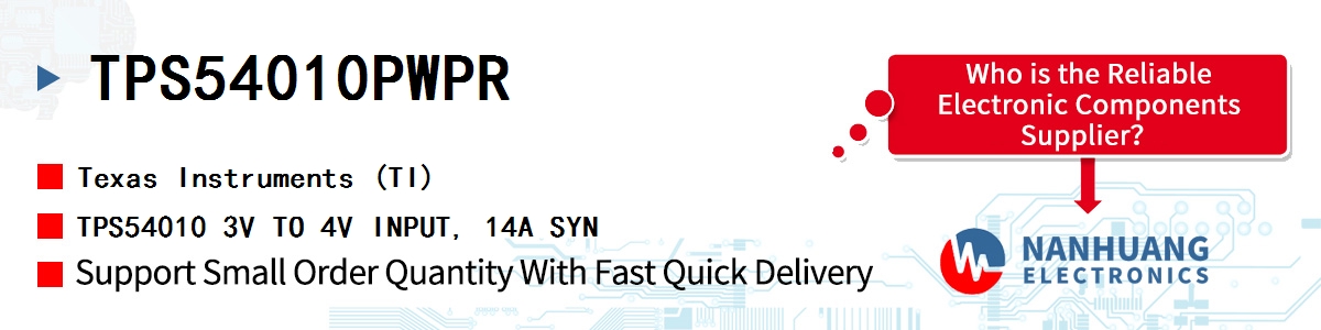 TPS54010PWPR TI TPS54010 3V TO 4V INPUT, 14A SYN