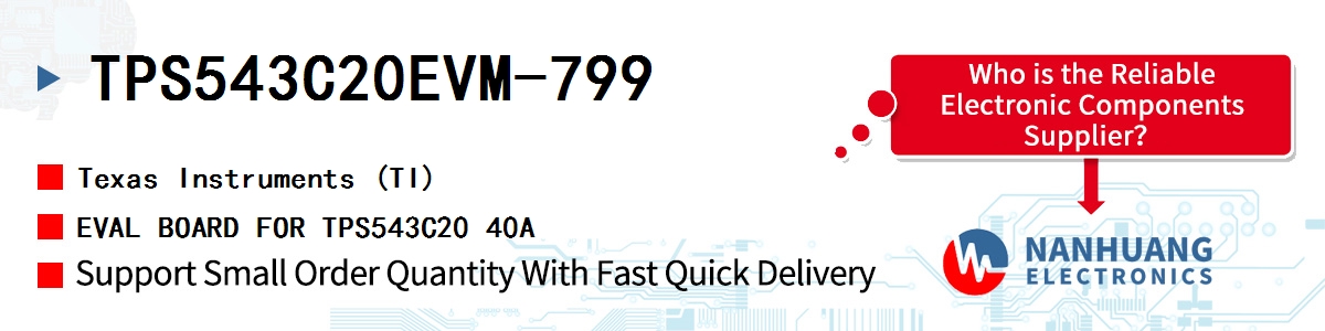 TPS543C20EVM-799 TI EVAL BOARD FOR TPS543C20 40A