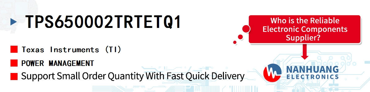 TPS650002TRTETQ1 TI POWER MANAGEMENT