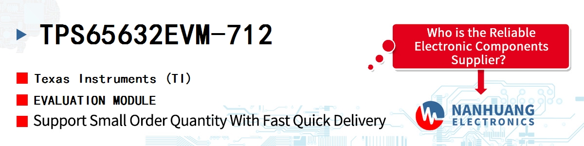 TPS65632EVM-712 TI EVALUATION MODULE