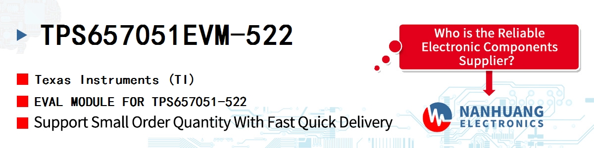 TPS657051EVM-522 TI EVAL MODULE FOR TPS657051-522