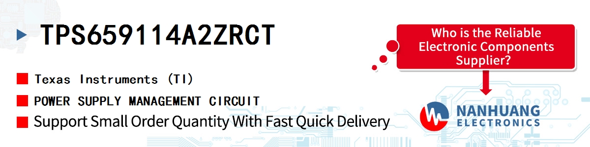 TPS659114A2ZRCT TI POWER SUPPLY MANAGEMENT CIRCUIT