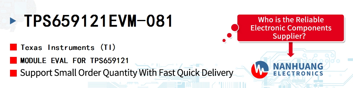 TPS659121EVM-081 TI MODULE EVAL FOR TPS659121