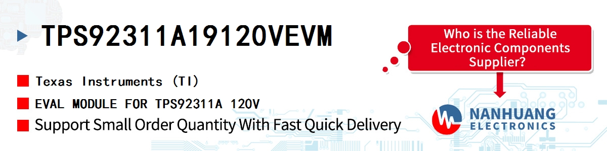 TPS92311A19120VEVM TI EVAL MODULE FOR TPS92311A 120V