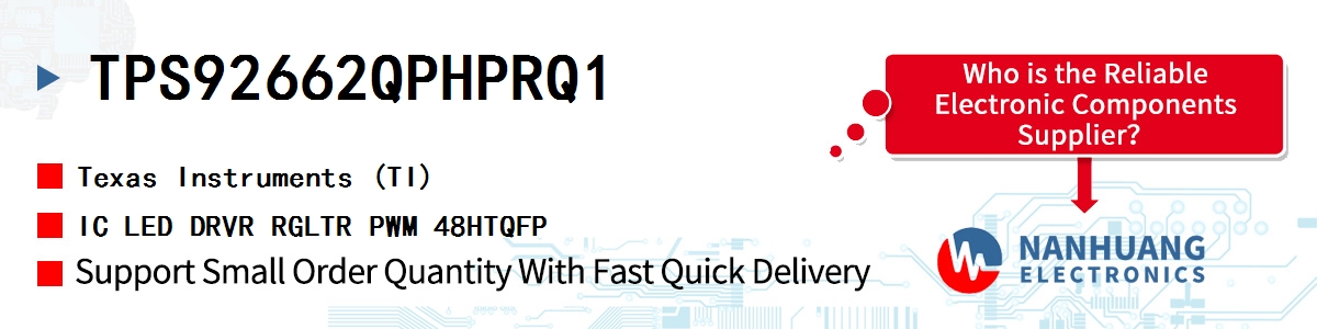 TPS92662QPHPRQ1 TI IC LED DRVR RGLTR PWM 48HTQFP