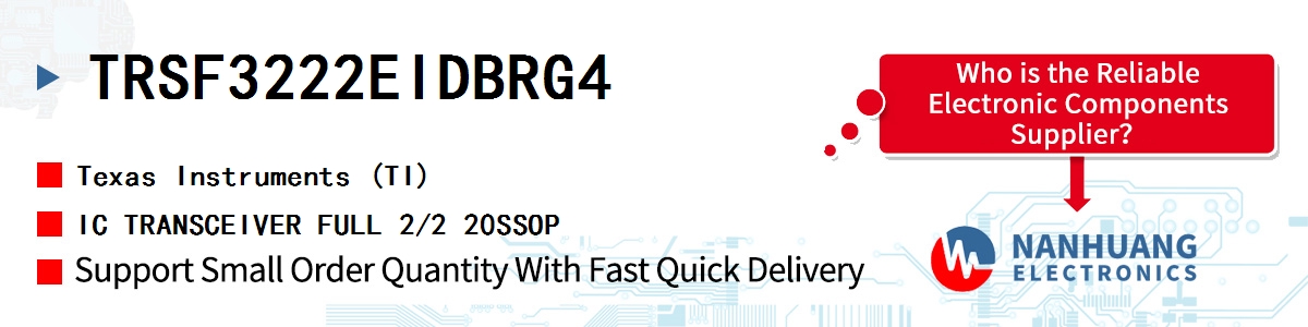 TRSF3222EIDBRG4 TI IC TRANSCEIVER FULL 2/2 20SSOP