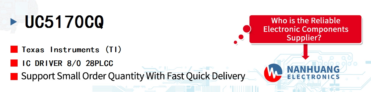 UC5170CQ TI IC DRIVER 8/0 28PLCC