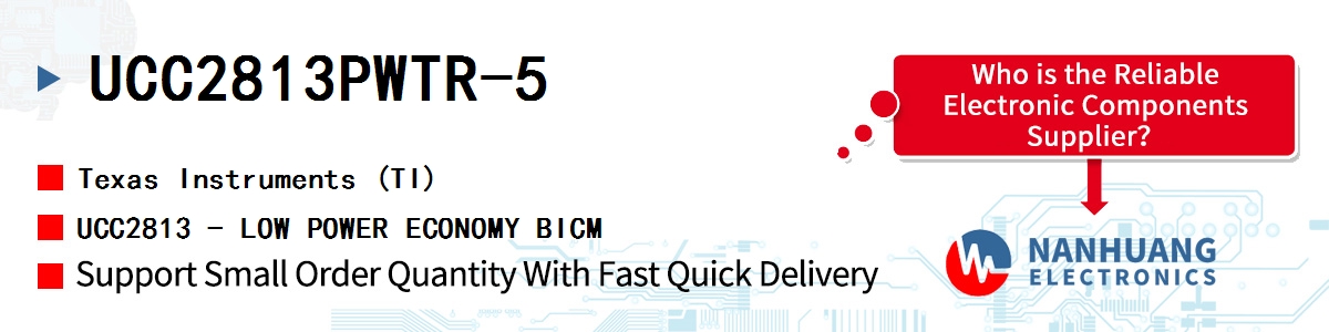 UCC2813PWTR-5 TI UCC2813 - LOW POWER ECONOMY BICM