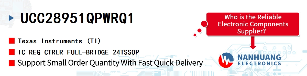 UCC28951QPWRQ1 TI IC REG CTRLR FULL-BRIDGE 24TSSOP