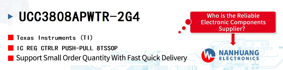 UCC3808APWTR-2G4 TI IC REG CTRLR PUSH-PULL 8TSSOP