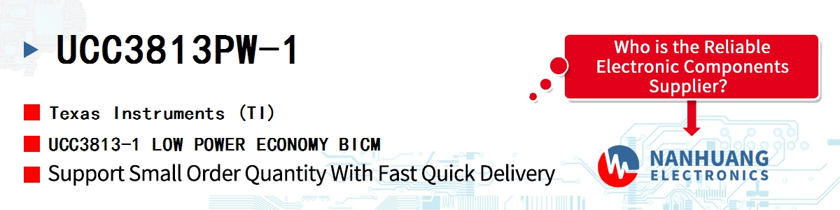 UCC3813PW-1 TI UCC3813-1 LOW POWER ECONOMY BICM